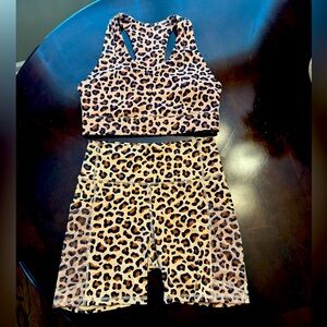 FABLETICS 2-Pc “Intensity” Set | Color: Meru | Top Sz Med, 6” Shorts Sz Small